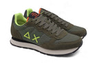 Sneaker running Sun68 Tom Fluo militare scuro U26SU05 Z45102