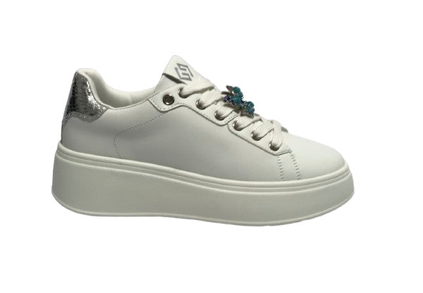 Sneaker donna Gold&gold bianco/ silver DS25GG01 GB916