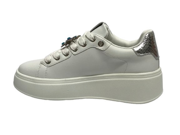 Sneaker donna Gold&gold bianco/ silver DS25GG01 GB916