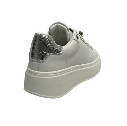 Sneaker donna Gold&gold bianco/ silver DS25GG01 GB916