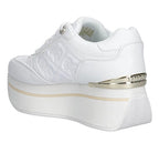 Sneaker donna Guess Camrio 4G platform white multilogo D26GU01 FLTCM9FAL12
