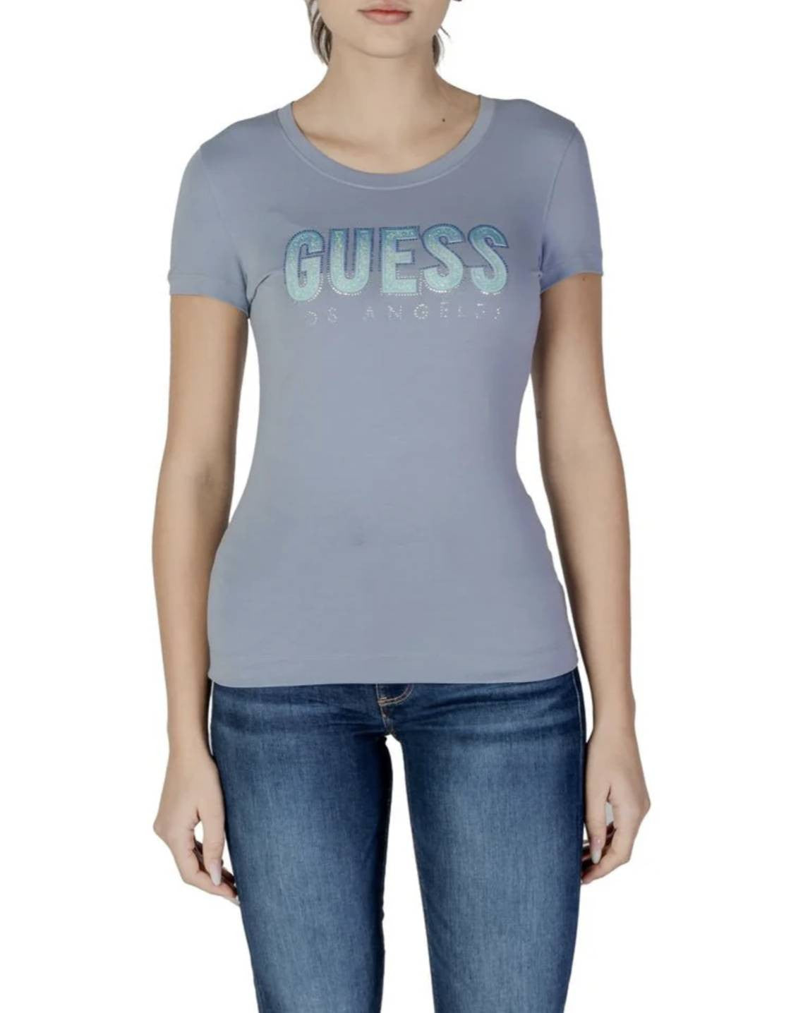 T-shirt donna Guess blu ES25GU79 W5GI14J1314