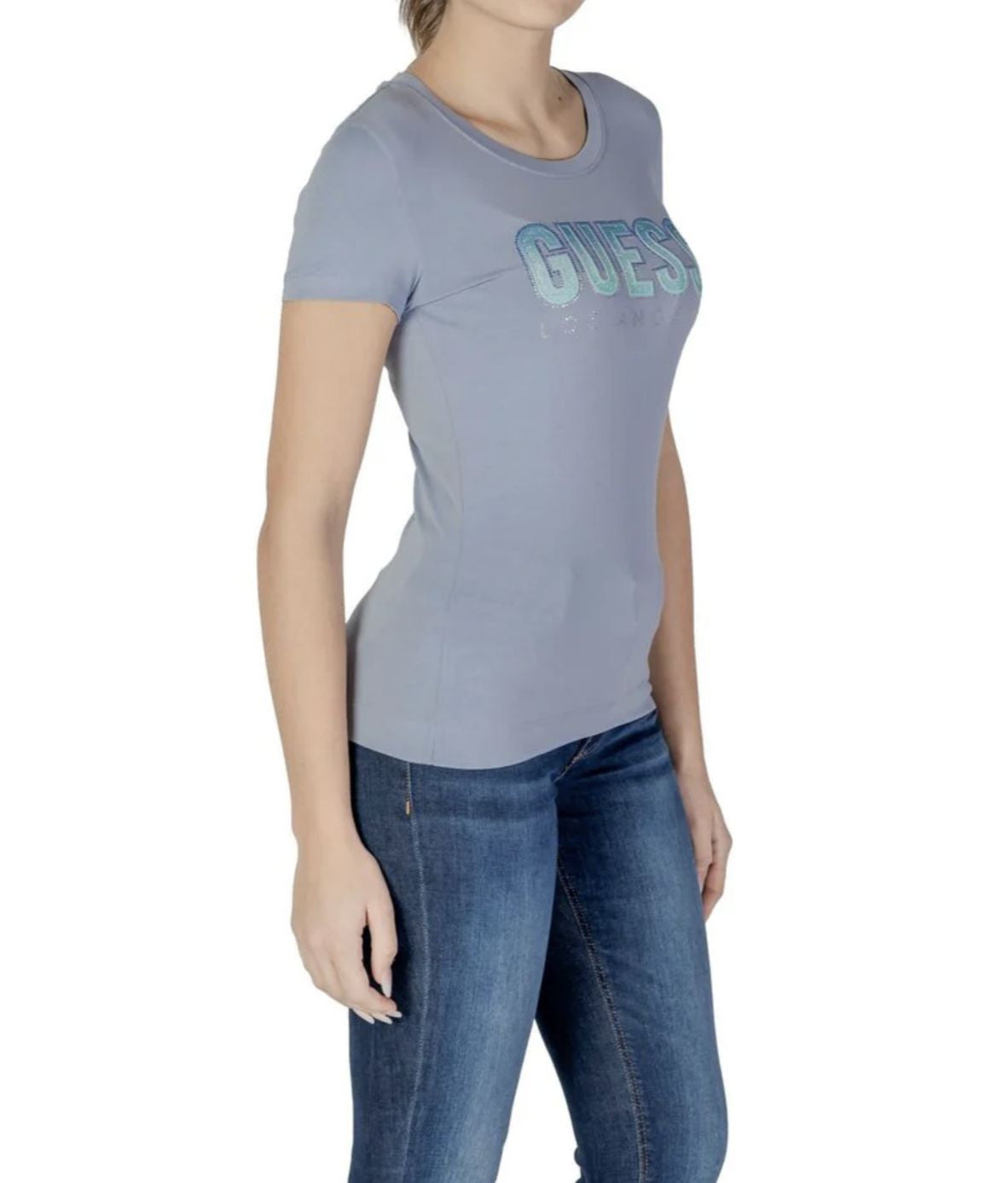 T-shirt donna Guess blu ES25GU79 W5GI14J1314