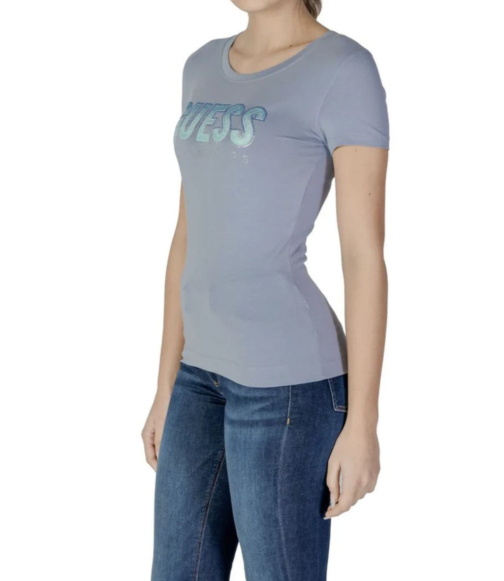 T-shirt donna Guess blu ES25GU79 W5GI14J1314