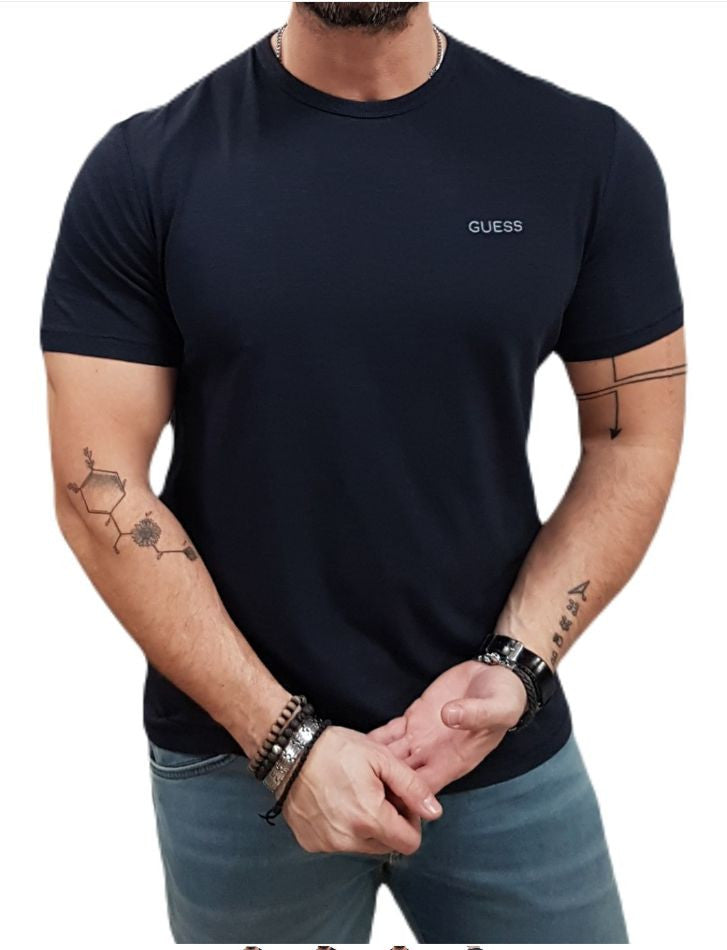 T-shirt uomo Guess blu ES25GU39 M5RI06K6XN4 G7V2