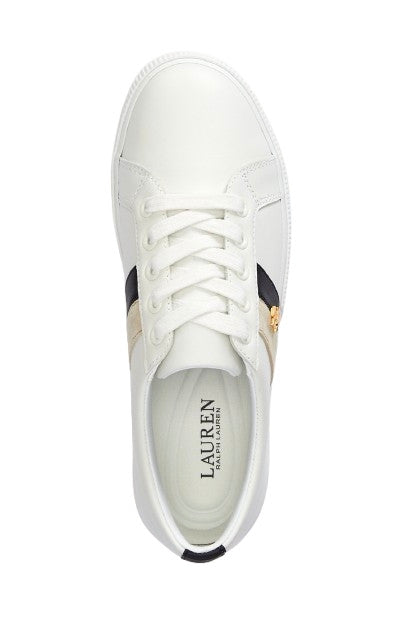 Sneaker Lauren Ralph Lauren Janson snow white D26RL07 802979187001
