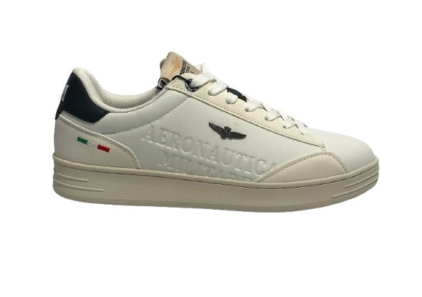 Sneaker Aeronautica Militare ecosuede bianco US25AR07 251SC306CT3385