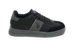 Sneaker U.S. POLO Campy004 pelle black/grey U26UP02