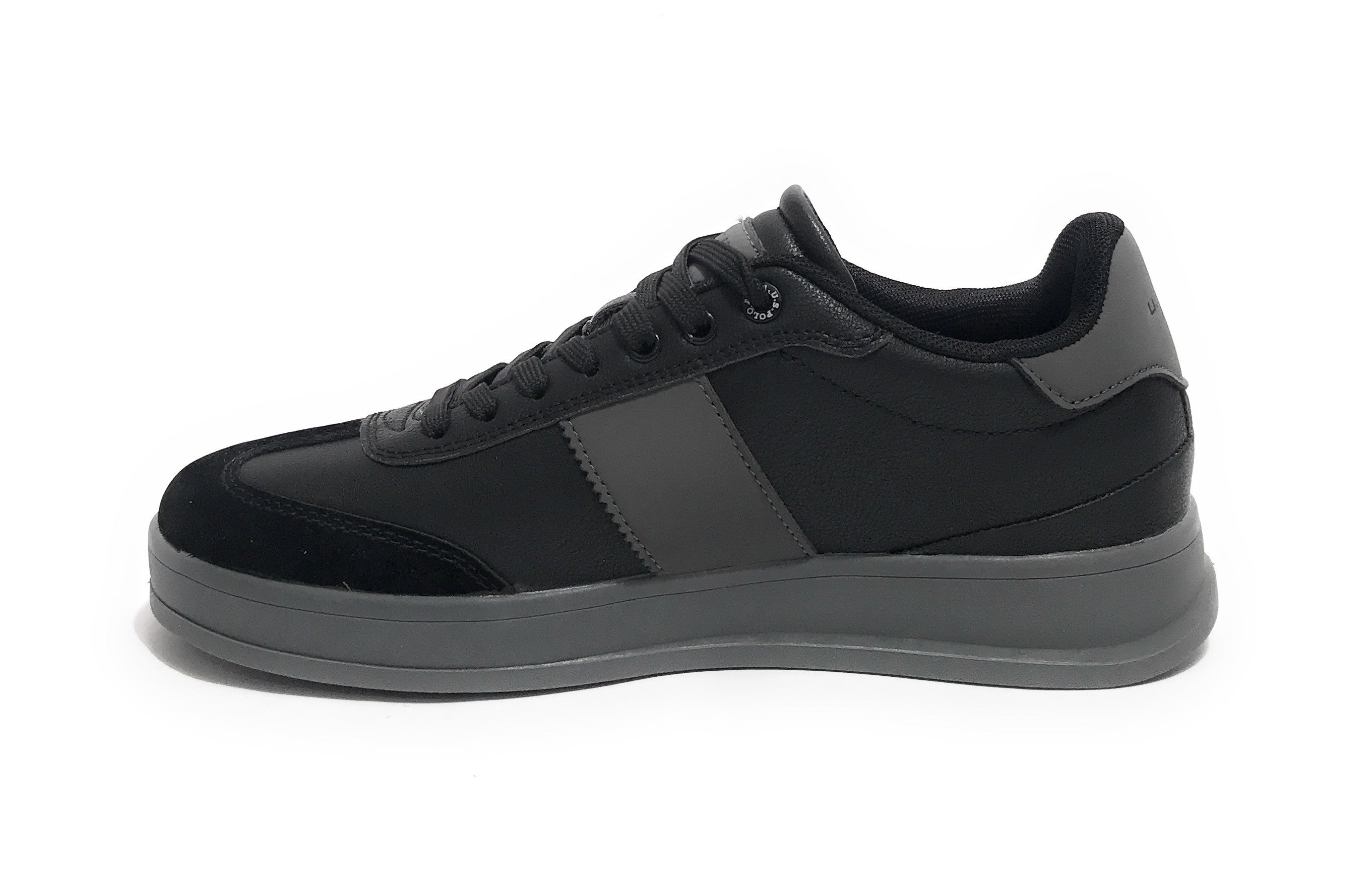 Sneaker U.S. POLO Campy004 pelle black/grey U26UP02