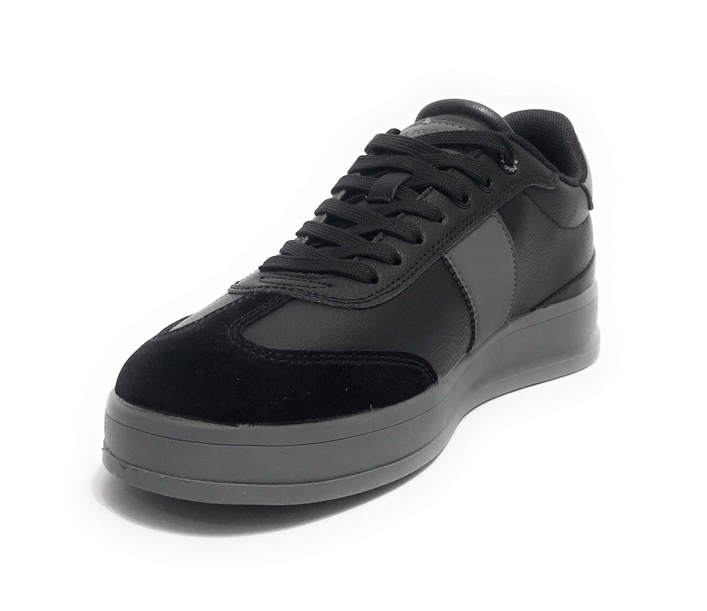 Sneaker U.S. POLO Campy004 pelle black/grey U26UP02