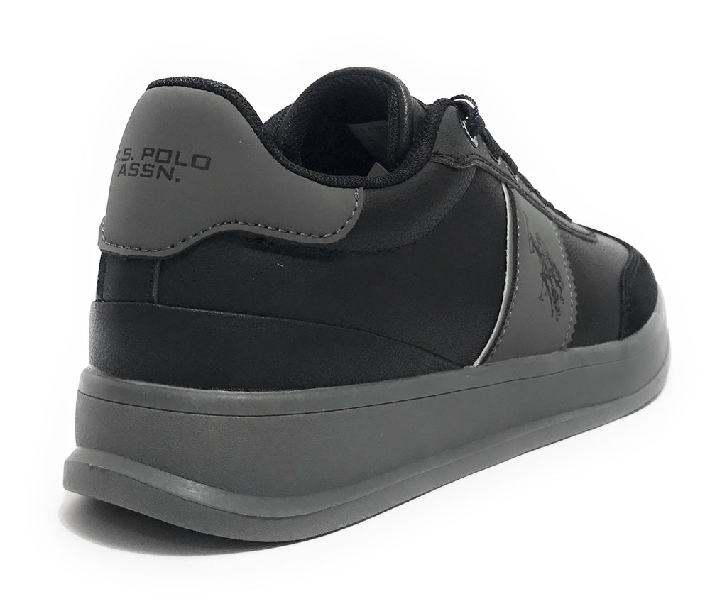 Sneaker U.S. POLO Campy004 pelle black/grey U26UP02