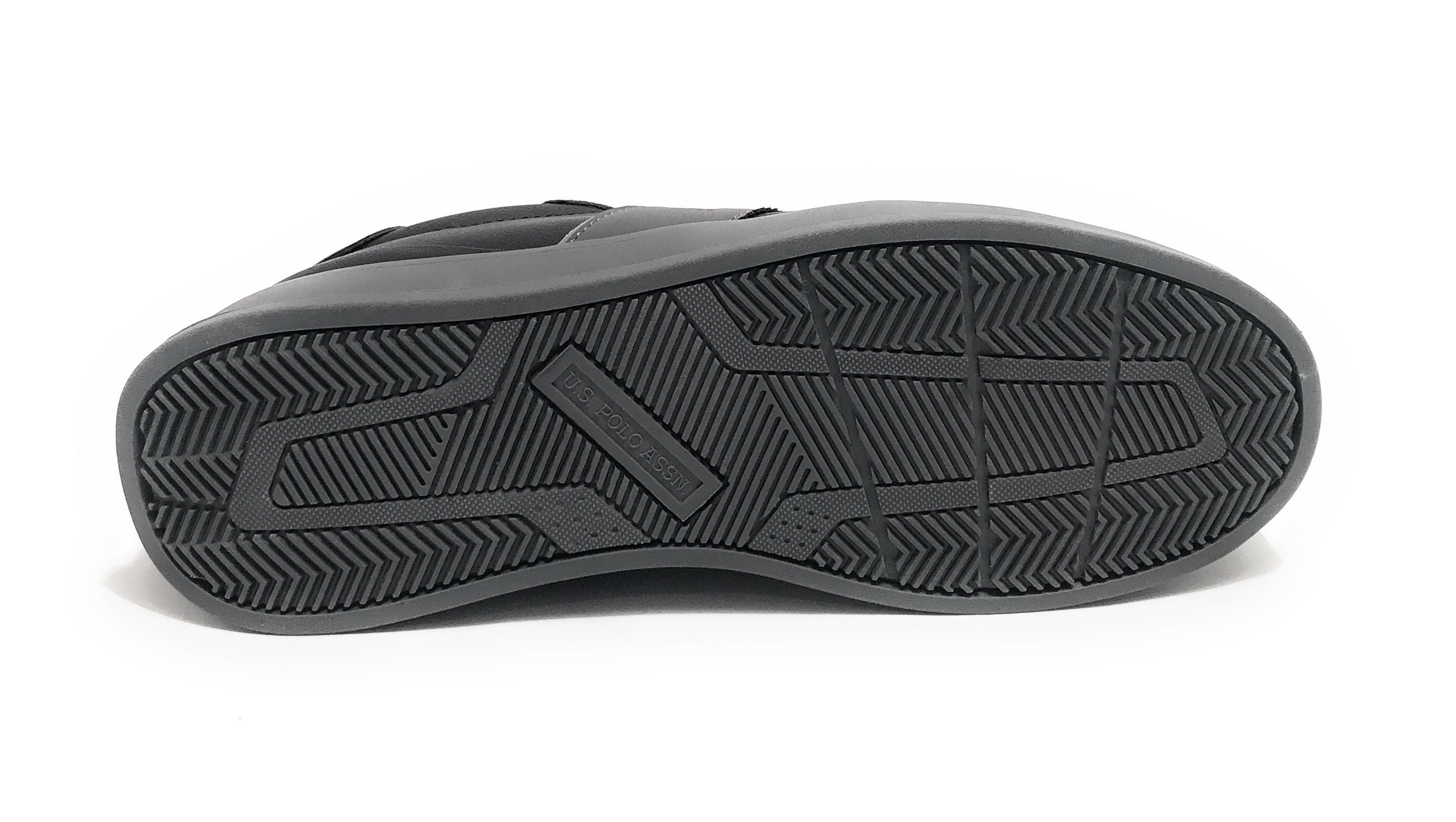 Sneaker U.S. POLO Campy004 pelle black/grey U26UP02