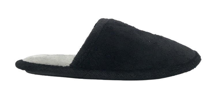 Slipper donna US Polo pantofola Gretty001 in tessuto nero D26UP05