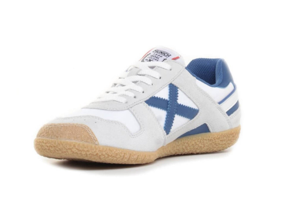 Sneaker Uomo Munich Goal bianco/ blu US25MU04 1617
