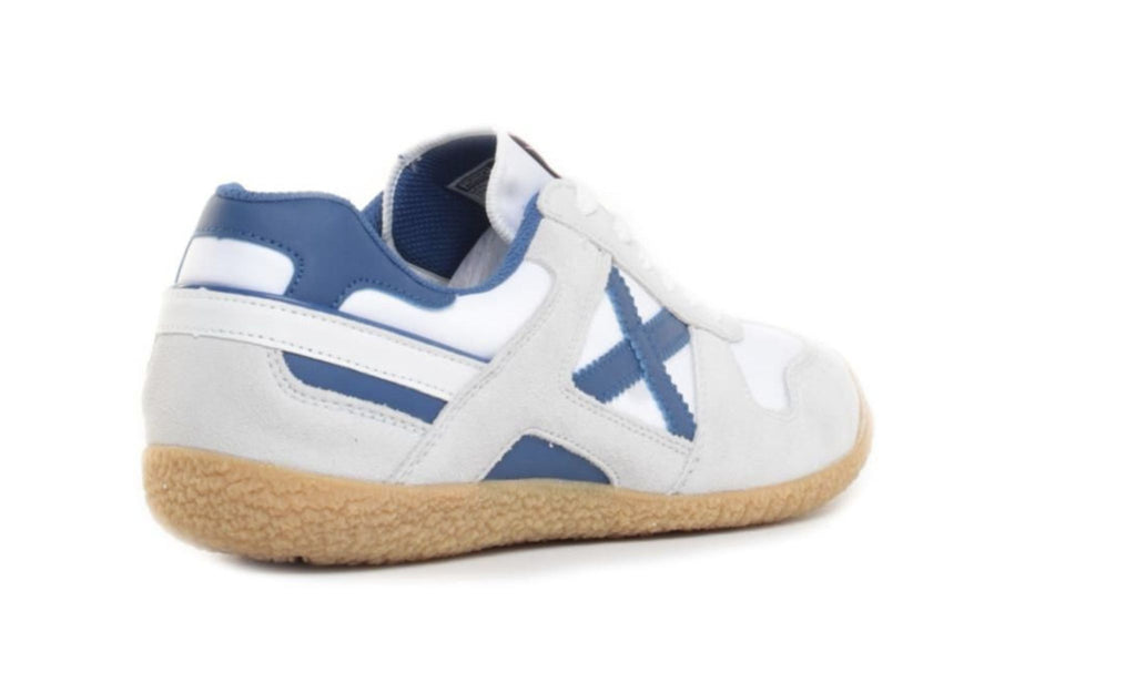 Sneaker Uomo Munich Goal bianco/ blu US25MU04 1617