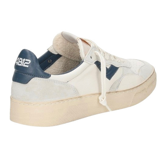 Sneakers uomo 4B12 bianco/ blu US25QB08 HYPER-U104
