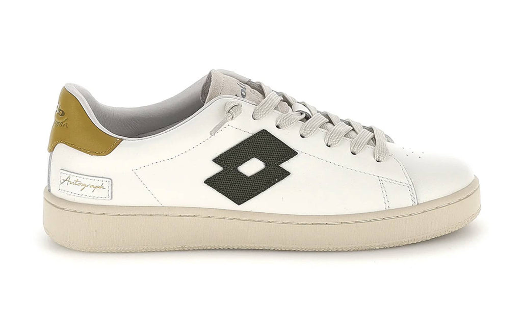 Sneaker uomo Lotto Leggenda white/olive/gold US25LT04 222641