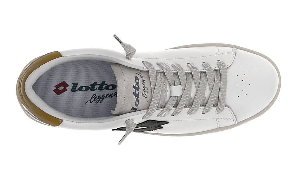 Sneaker uomo Lotto Leggenda white/olive/gold US25LT04 222641