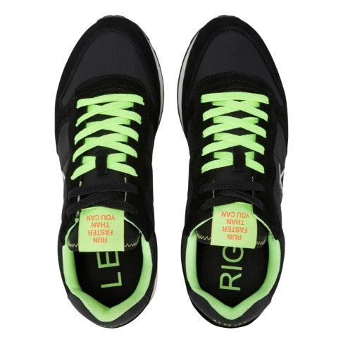 Sneaker running Sun68 Tom Fluo nero US25SU02 Z35102