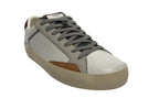 Sneaker Crime London Distressed in pelle white/ black U25CR03 15003AA7.10