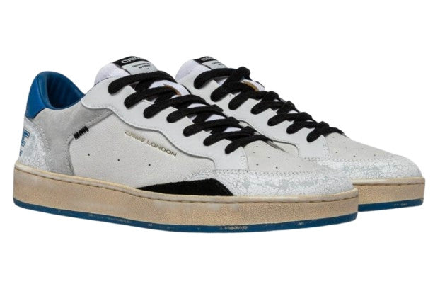 Sneaker uomo Crime London Chelsea in pelle white US25CR01 14204PP7.10