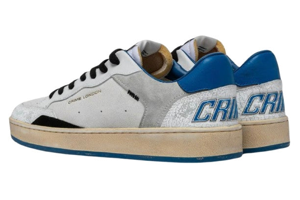 Sneaker uomo Crime London Chelsea in pelle white US25CR01 14204PP7.10
