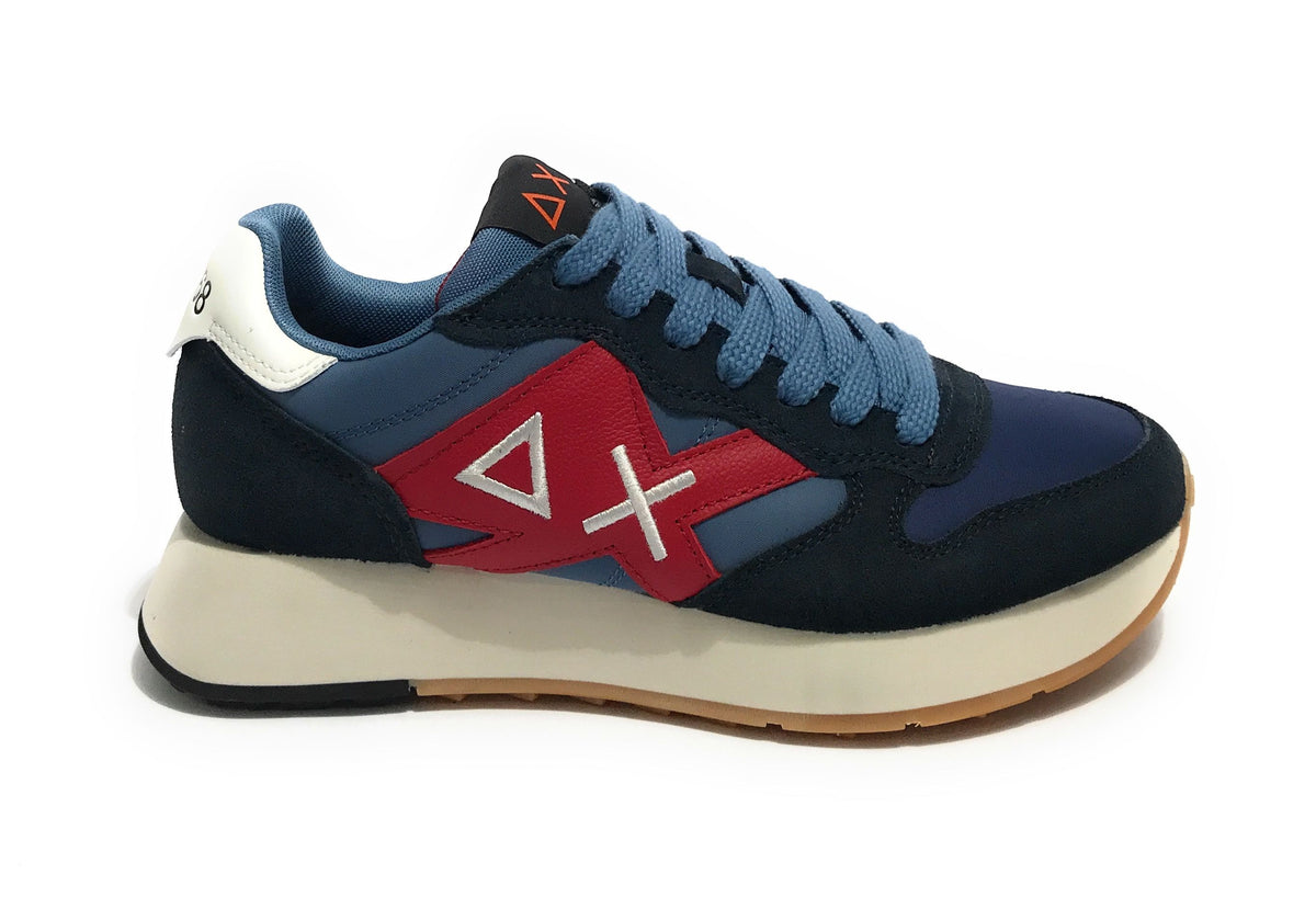 Sneaker uomo Sun68 Jaki bicolor navy blue U26SU09 Z45114