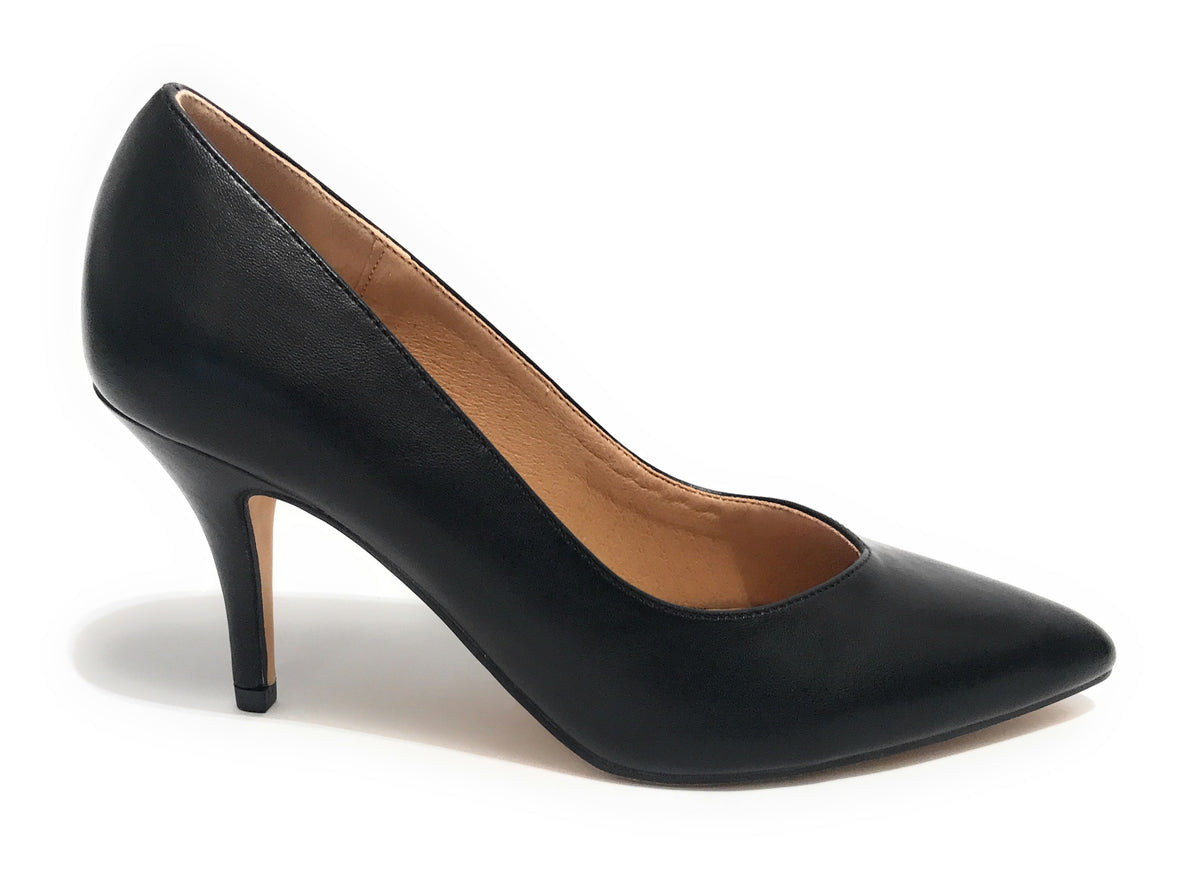 Scarpe donna décolleté Gold&gold tc 75 ecopelle nero D23GG25 GD672