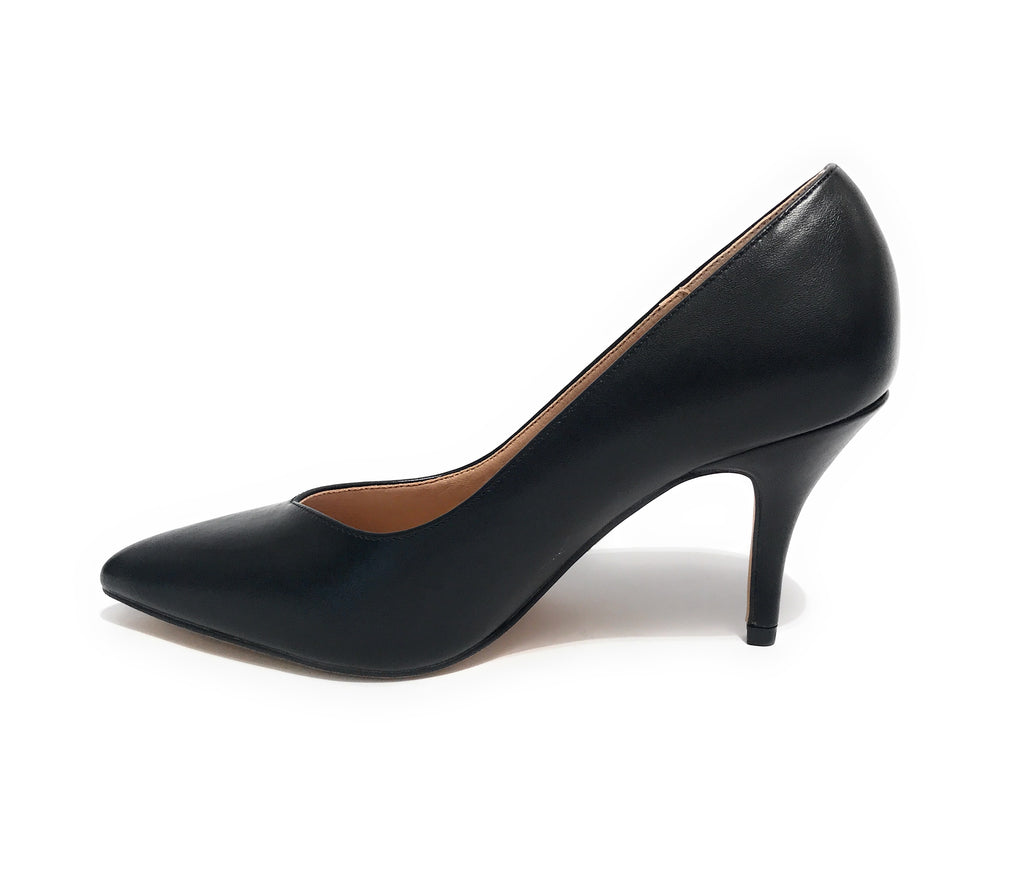 Scarpe donna décolleté Gold&gold tc 75 ecopelle nero D23GG25 GD672