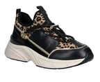 Sneaker donna Liu-Jo LJ01 02 black/ animalier D26LJ18 BF5019 PX791 S1068