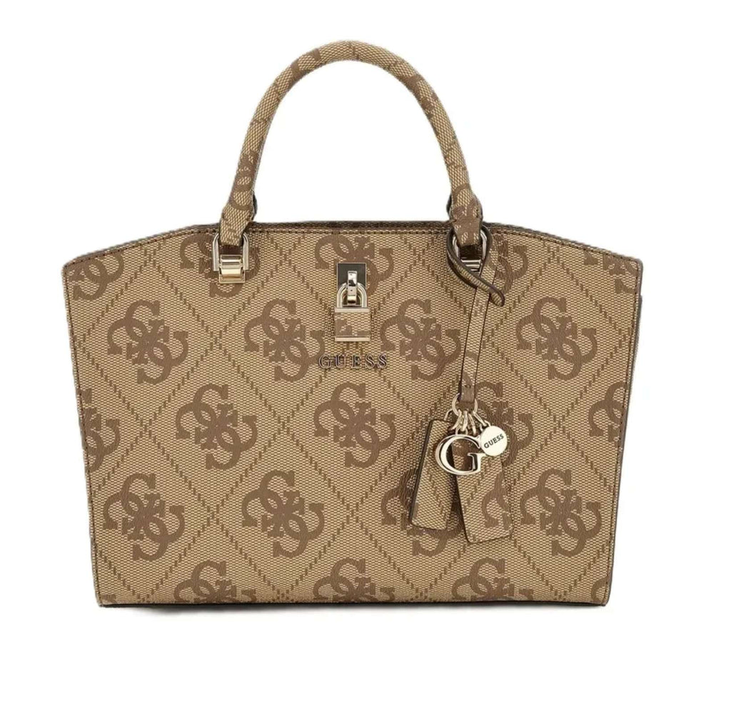 Borsa a mano/ tracolla Queensland latte logo B26GU56 OS965506