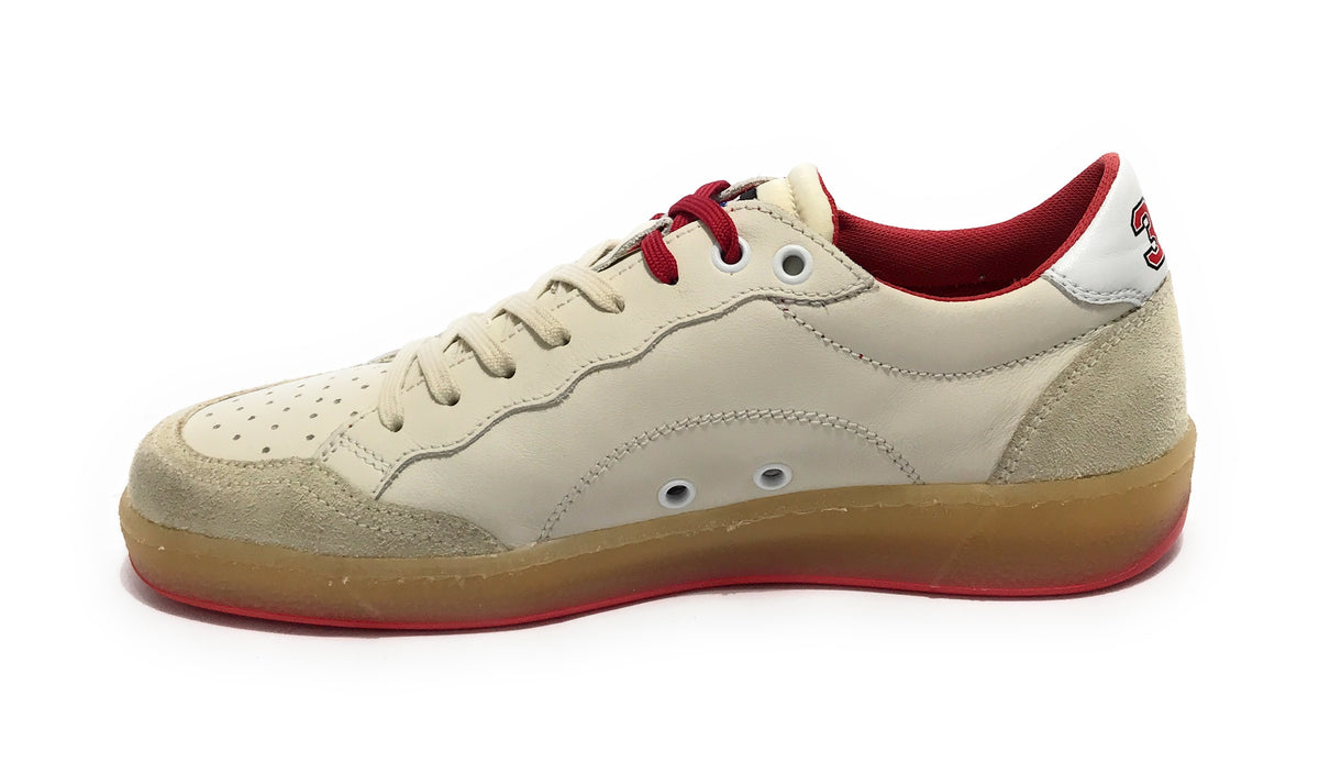 Sneaker uomo Blauer Murray white/red U26BU14 S5MURRAY01/RAC