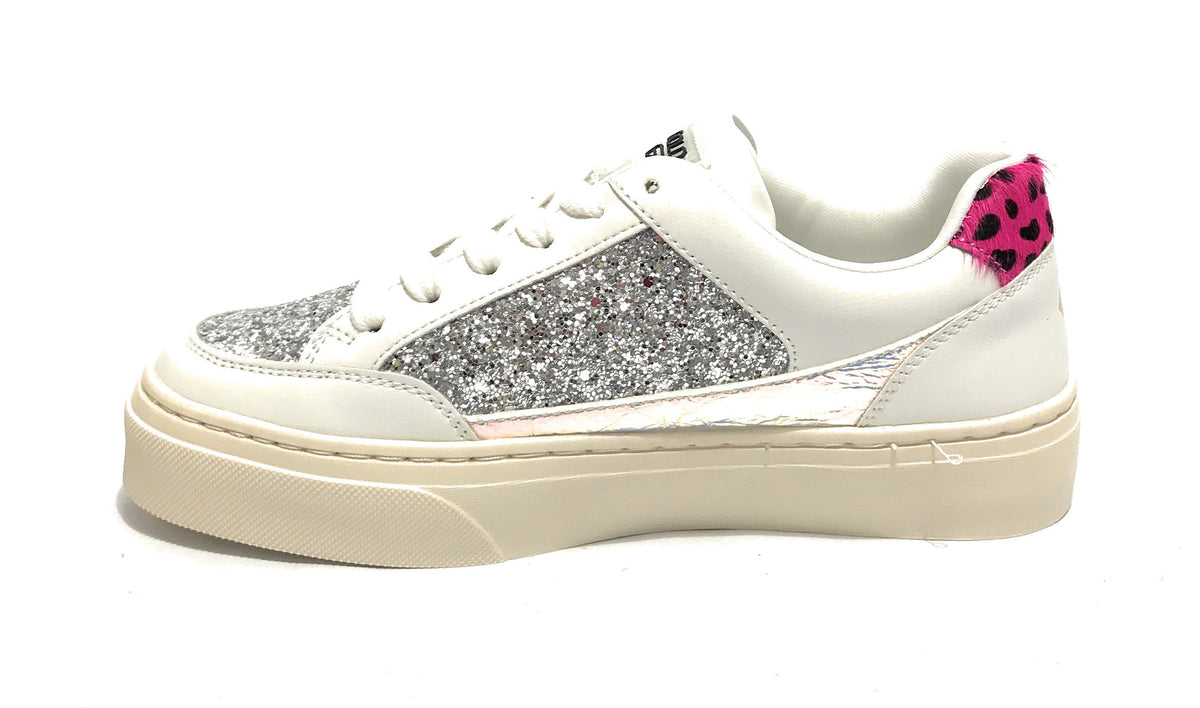 Sneaker donna Gold&gold bianco/ fuxia DS25GG13 GB941
