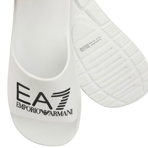 Slipper uomo EA7 Emporio Armani white/ black US25EA06 XBP008