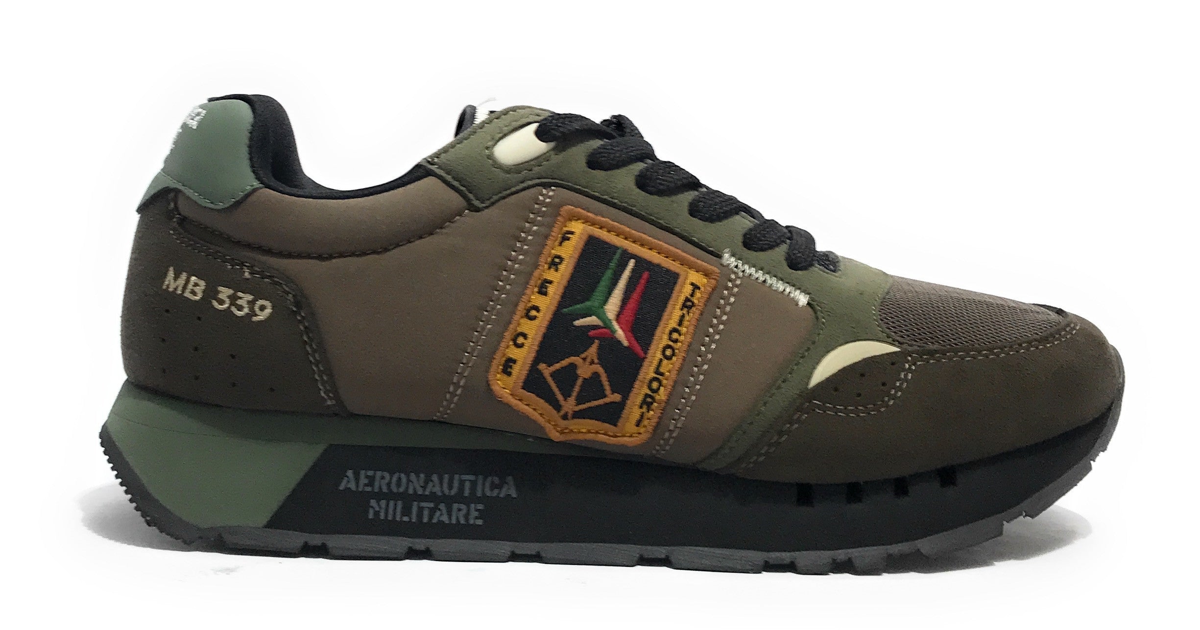 Sneaker Aeronautica Militare verde militare U26AR02 252SC0292UCT03331