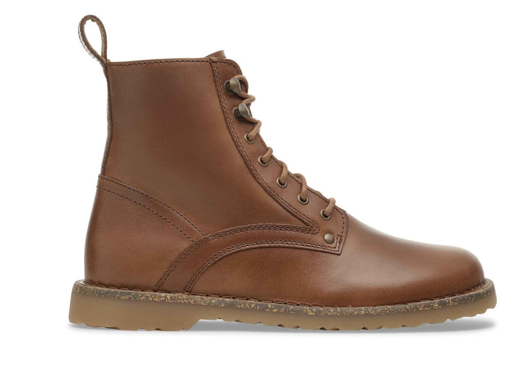 Stivaletto Birkenstock anfibio Bryson uomo in pelle cognac U26BI05 1030103
