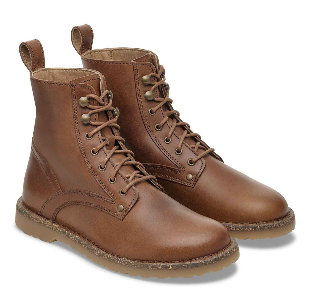 Stivaletto Birkenstock anfibio Bryson uomo in pelle cognac U26BI05 1030103