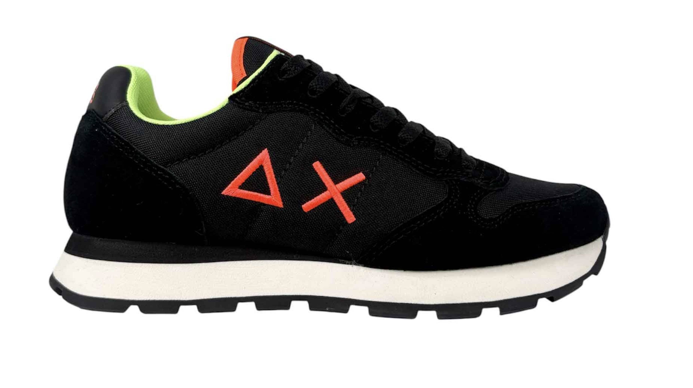 Sneaker running Sun68 Tom Fluo nero U26SU17 Z45102