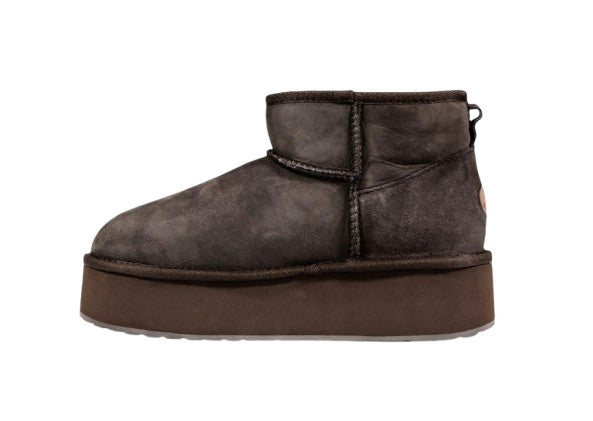 Stivaletto EMU Stinger Micro Flatform 2.0 - Chocolate D26EM09 W13296