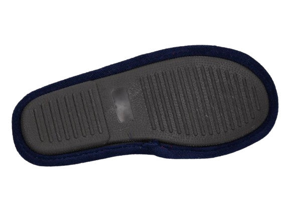 Slipper uomo US Polo pantofola Matte001 in tessuto blu U26UP07