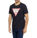 T-shirt uomo Guess logo triangolo blu ES25GU19 M2YI71I3Z14