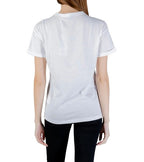 T-shirt donna Guess pocket logo strass bianco ES26GU41 W6GI17K3037