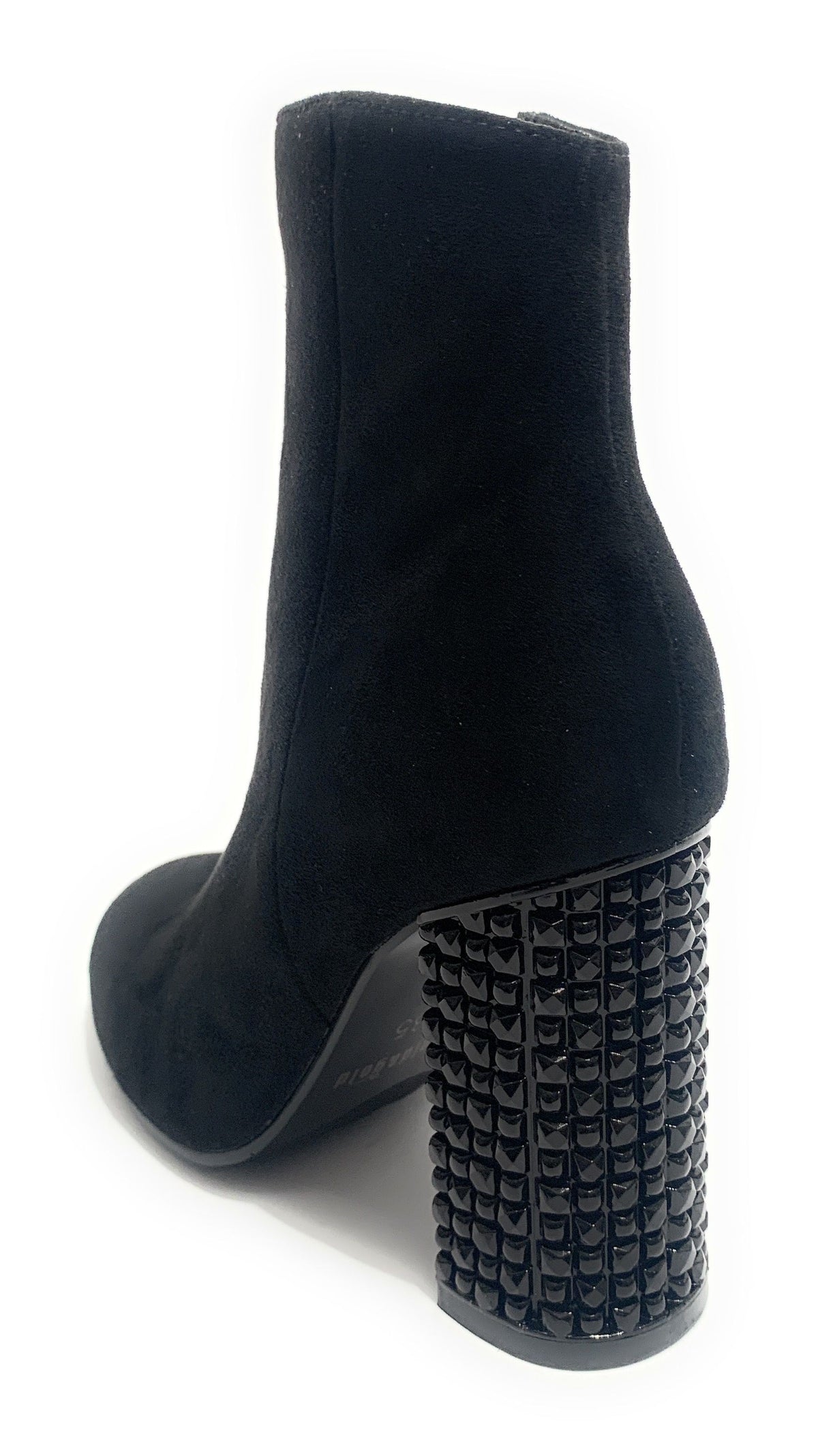 Scarpe donna ankle boot Gold&gold tc 90 metal in ecopelle scamosciato nero  D20GG57