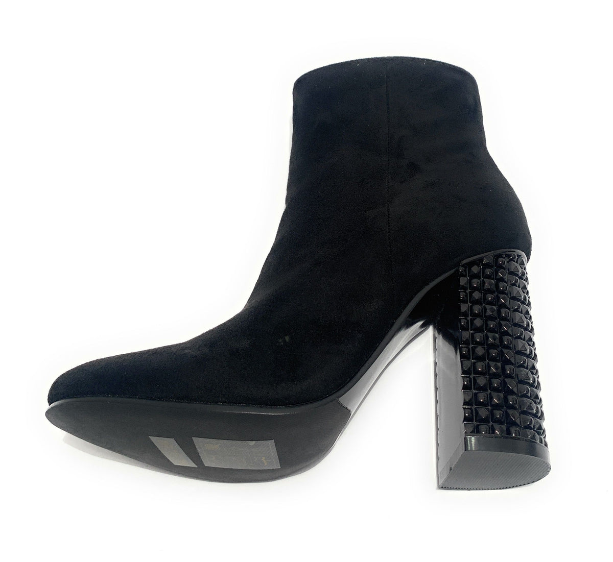 Scarpe donna ankle boot Gold&gold tc 90 metal in ecopelle scamosciato nero  D20GG57