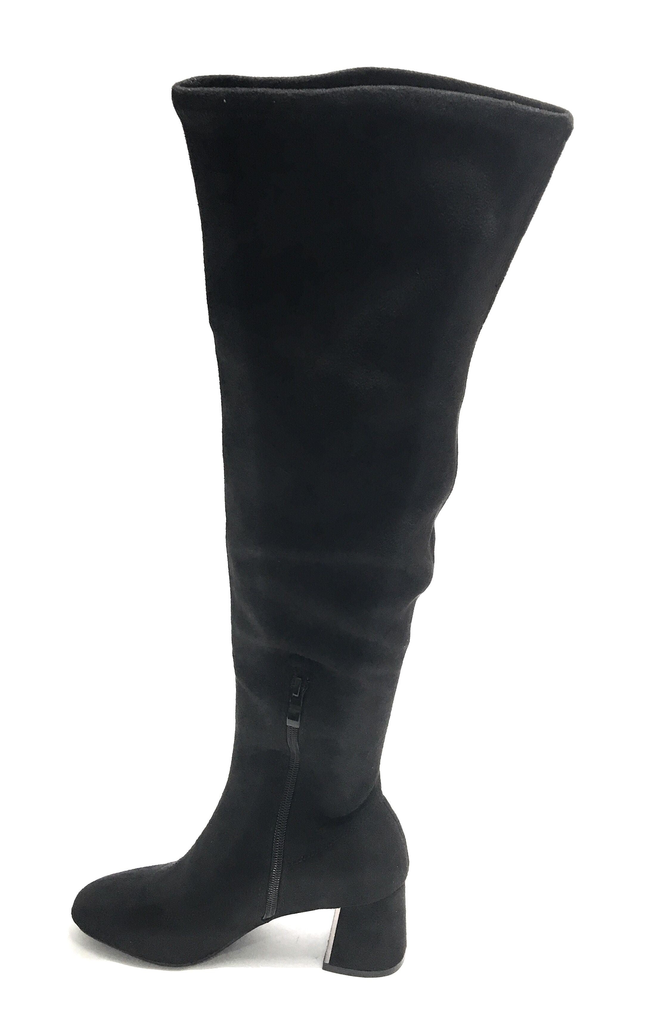 Scarpe donna stivale Gold&gold tc 55 in ecopelle scamosciato stretch colore nero - D20GG40