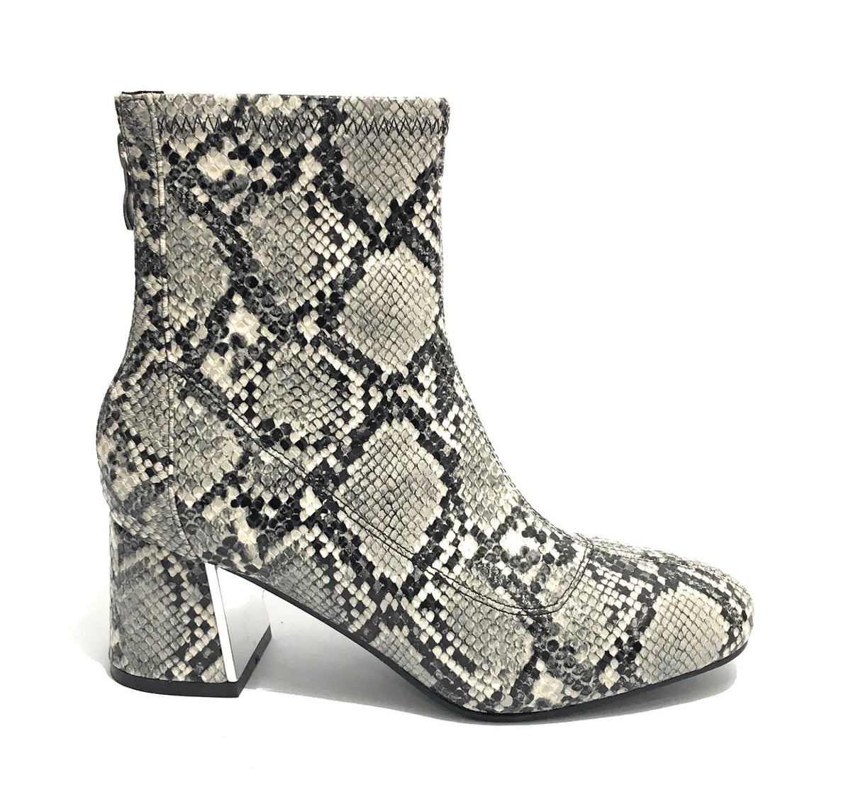 Scarpe donna ankle boot Gold&gold tc 60 in ecopelle stampa pitone grigio roccia D20GG16