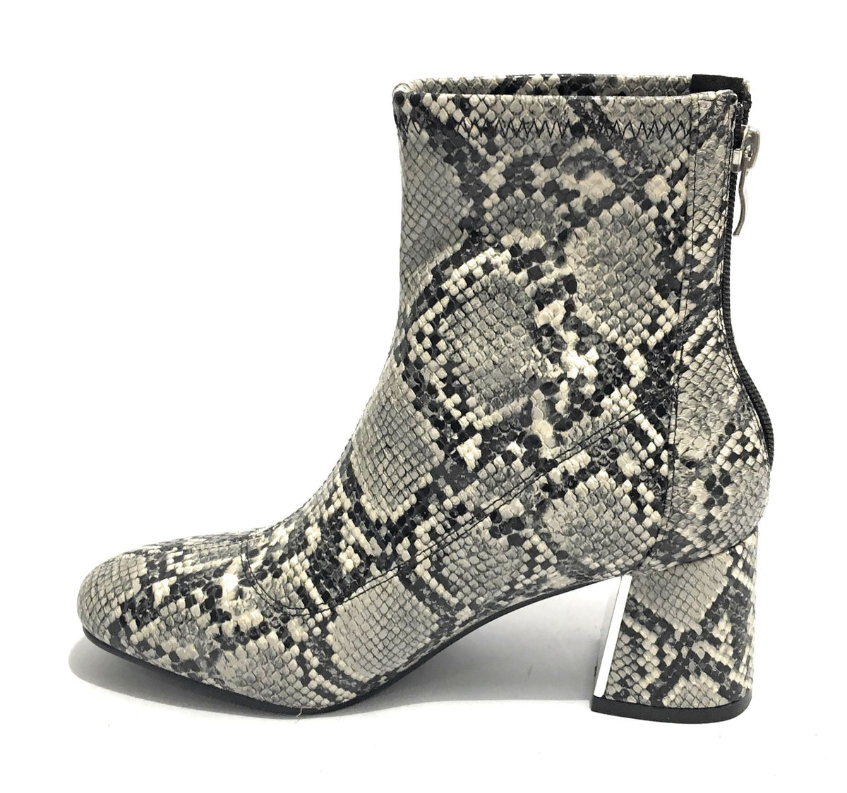Scarpe donna ankle boot Gold&gold tc 60 in ecopelle stampa pitone grigio roccia D20GG16