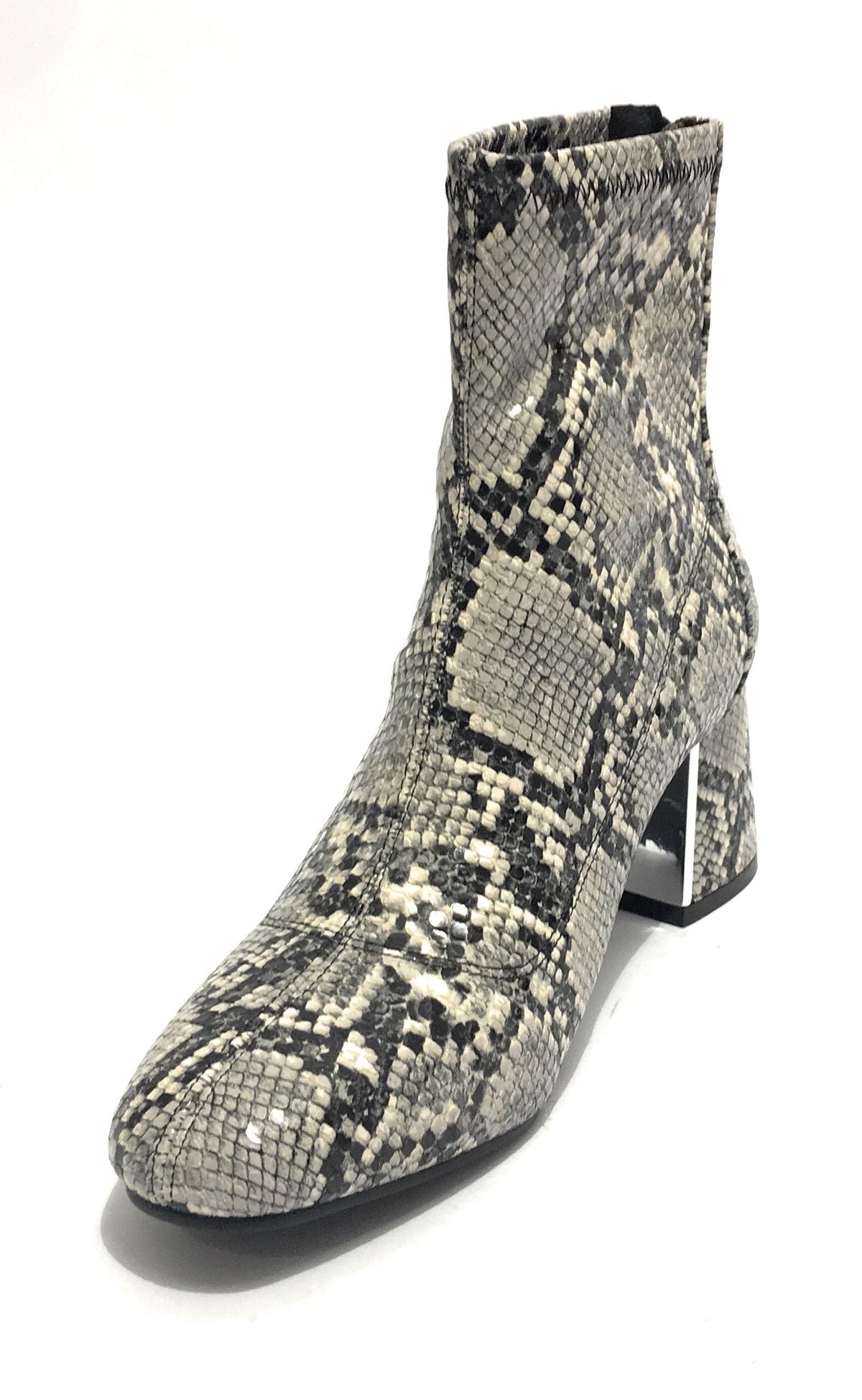Scarpe donna ankle boot Gold&gold tc 60 in ecopelle stampa pitone grigio roccia D20GG16