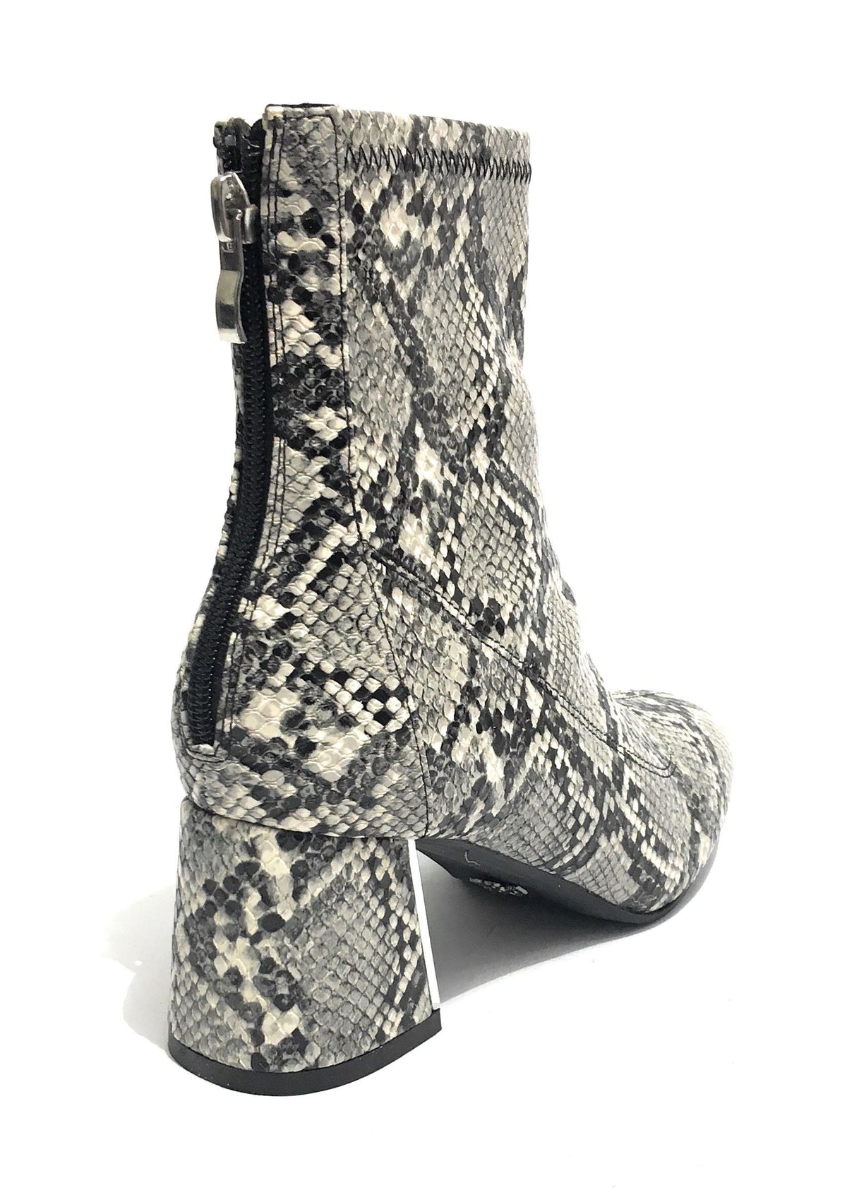 Scarpe donna ankle boot Gold&gold tc 60 in ecopelle stampa pitone grigio roccia D20GG16