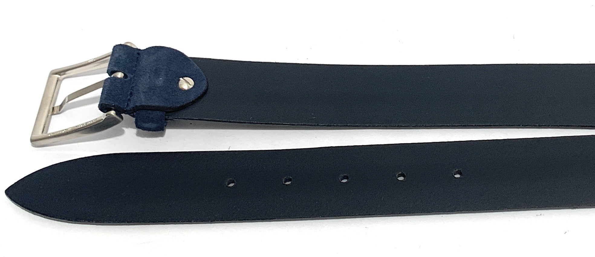 Cinta  Elite by Zerbini in pelle scamosciata blu notte  H 35  A20EL13